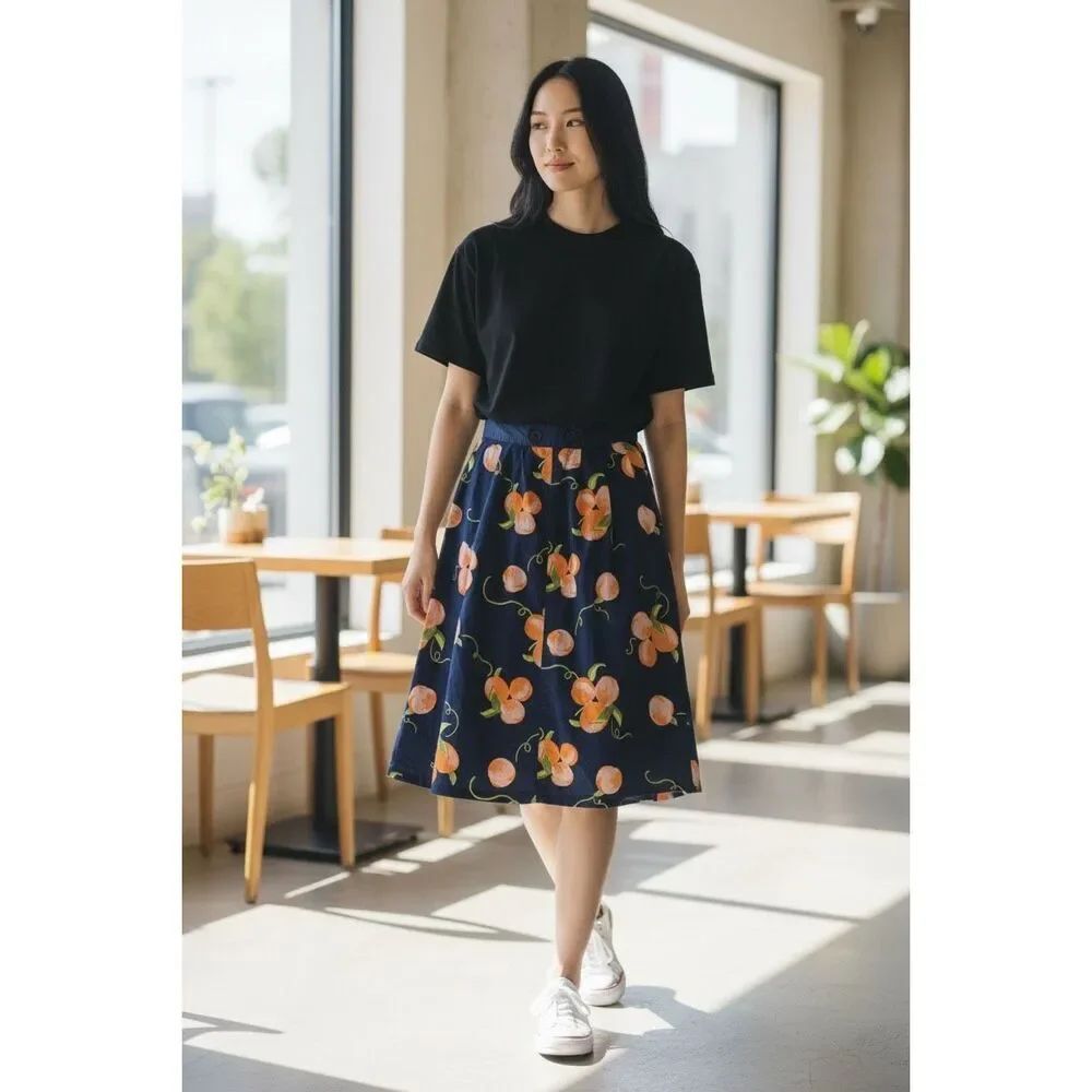 ✨Modcloth Working for the Long Weekend A-Line Sz Small Skirt✨